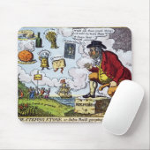 Das Sprungbrett, John Stier, der in lugt Mousepad (Mit Mouse)