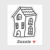Das Spuk Hausdoodle Aufkleber (Blatt)