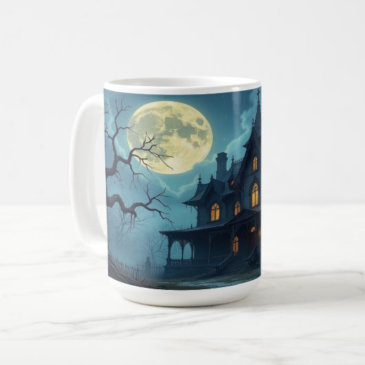 Das Spuk Herrenhaus Kaffeetasse (Vorderseite Links)