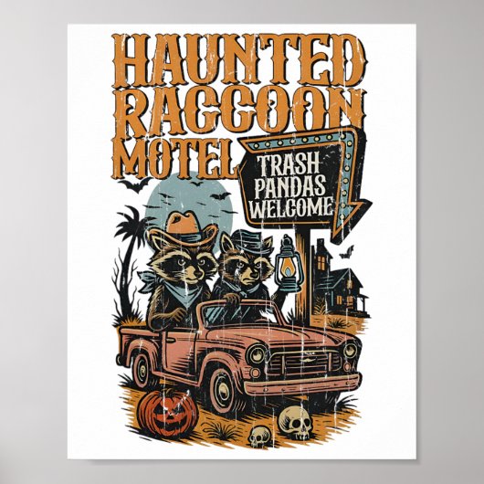 Das Spuk Raccoon Motel Poster (Vorne)