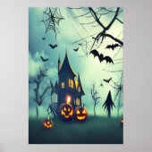 Das spukhafte Haus| AI Art Poster (Vorne)