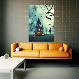 Das spukhafte Haus| AI Art Poster