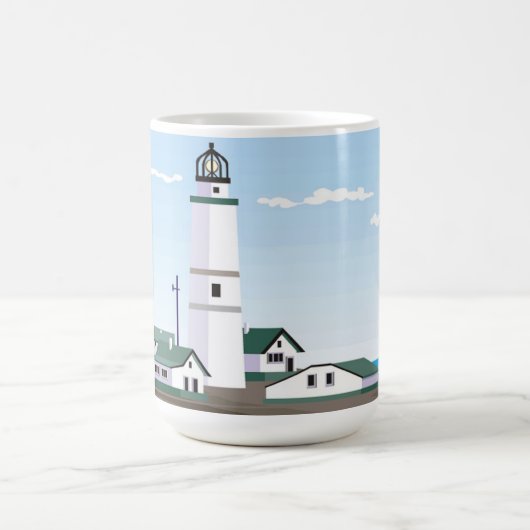 Das Square Lighthouse - Kaffeetasse (Mittel)