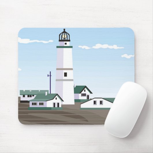 Das Square Lighthouse - Mousepad (Mit Mouse)