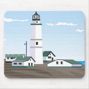 Das Square Lighthouse - Mousepad