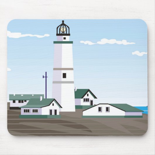 Das Square Lighthouse - Mousepad (Vorne)