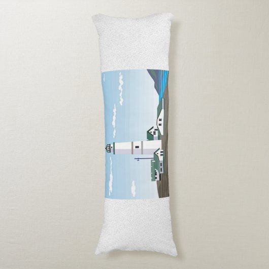 Das Square Lighthouse - Seitenschläferkissen (Vorderseite Vertikal)