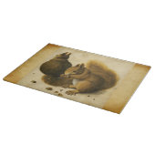DAS SQUIRREL MIT NUTS Albrecht Durer Pergament Schneidebrett (Ecke)