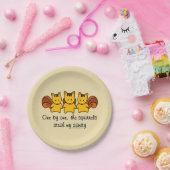 Das Squirrrels Steal Pappteller (Party)