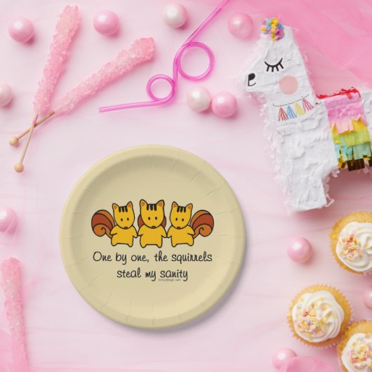 Das Squirrrels Steal Pappteller (Party)