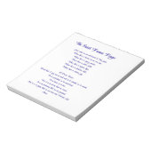 Das St. Francis Gebet Notizblock (Rotiert)