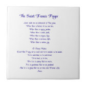Das St- Francisgebet Fliese (Vorderseite)