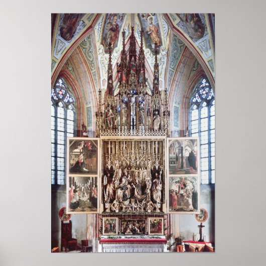 Das St. Wolfgang Altarpiece 1471-81 Poster (Vorne)