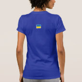 Das Staatswappen von Ukraine - tryzub T-Shirt (Rückseite)