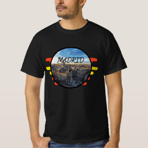 Das Stadtbild von Madrid in Spanien T-Shirt