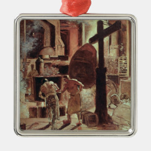 Das Stahlwerk Silbernes Ornament