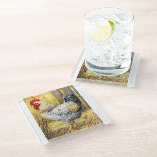 Das Stallorster Glasuntersetzer (Schrägansicht)