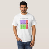 Das Standardmodell des Partikel-Physik-T-Shirts T-Shirt (Vorne ganz)