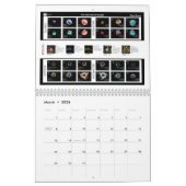 Das Standardmodell von Partikeln Kalender (Mär 2026)