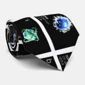 Das Standardmodell von Partikeln Krawatte (Gerollt)