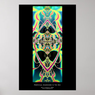 Das ständige Bewusstsein ist der Schlüssel Poster