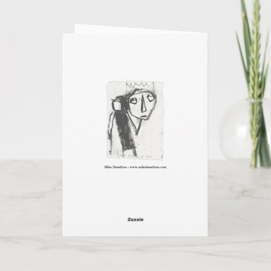 Das ständige Chat in meinem Kopf durch Mike Heselt Karte (Rückseite)