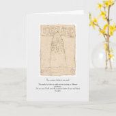 Das ständige Chat in meinem Kopf Karte (Gelbe Blume)