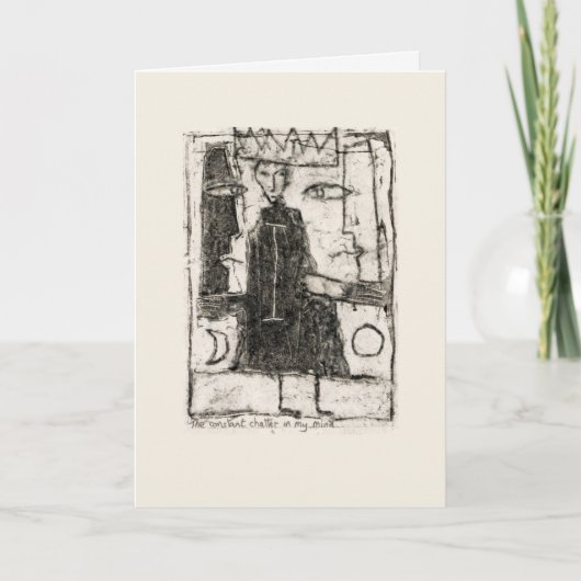 Das ständige Chat in meinem Kopf Karte (Vorderseite)