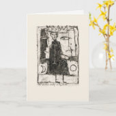 Das ständige Chat in meinem Kopf Karte (Gelbe Blume)