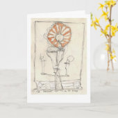 Das ständige Chat. Karte (Gelbe Blume)