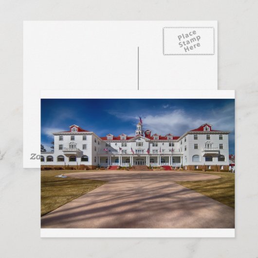 Das Stanley Hotel Postkarte (Vorne/Hinten)