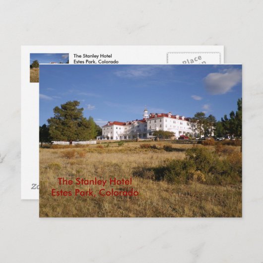 Das Stanley Hotel Postkarte (Vorne/Hinten)