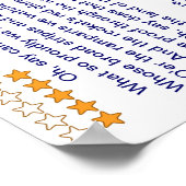 Das Star Spangled Banner * Poster (Ecke)