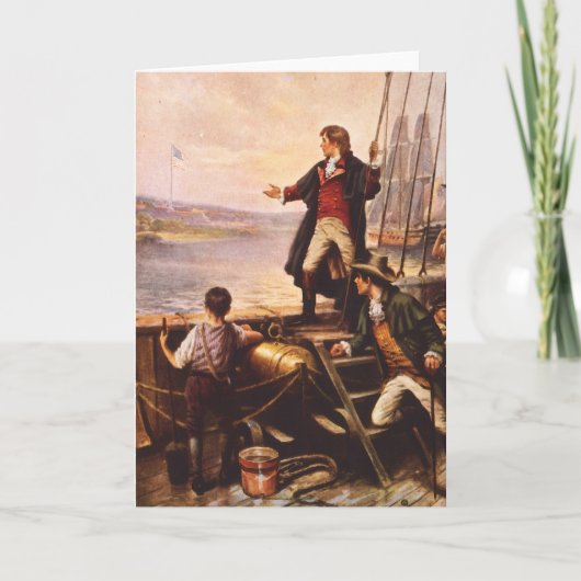 Das Star Spangled Banner von Percy Moran Karte (Vorderseite)