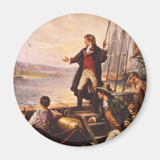 Das Star Spangled Banner von Percy Moran Magnet (Vorne)