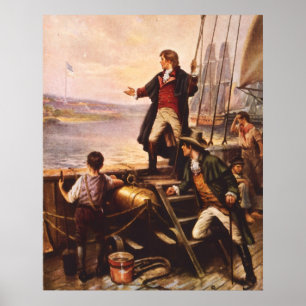 Das Star Spangled Banner von Percy Moran Poster