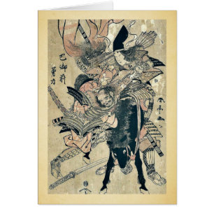 Das starke Tomoe Gozen durch Katsukawa, Shuntei
