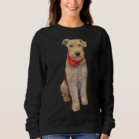 Das starrsinnige Airedale-Sweatshirt Sweatshirt (Vorderseite)