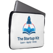 Das Startup Kit | Neoprene-Laptophülle (13") Laptopschutzhülle (Vorne Rechts)