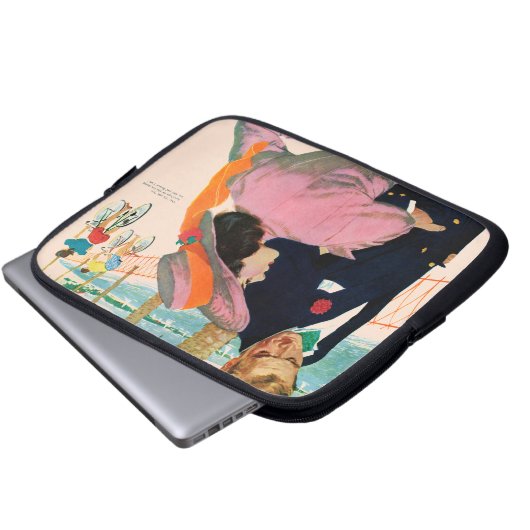 Das Stategy der Liebe Laptopschutzhülle (Vorne Knopf)