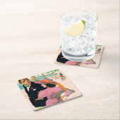 Das Stategy der Liebe Rechteckiger Pappuntersetzer (Vor Ort)