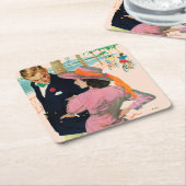 Das Stategy der Liebe Rechteckiger Pappuntersetzer (angewinkelt)