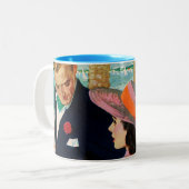 Das Stategy der Liebe Zweifarbige Tasse (Vorderseite Links)