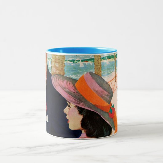 Das Stategy der Liebe Zweifarbige Tasse (Mittel)