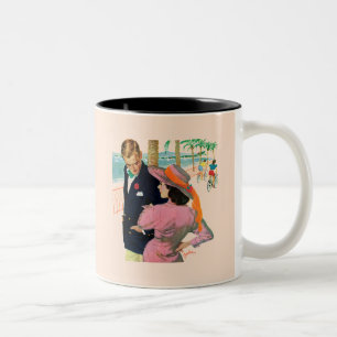 Das Stategy der Liebe Zweifarbige Tasse