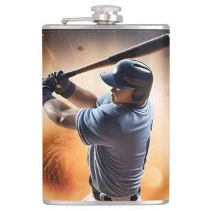 "Das Staubwolken-Showdown: Die Wut eines Pitchers" Flachmann