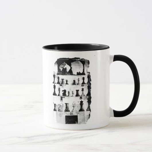 Das Staunton Chessmen-Patent-Zeichnen Tasse (Rechts)