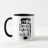 Das Staunton Chessmen-Patent-Zeichnen Tasse (Links)