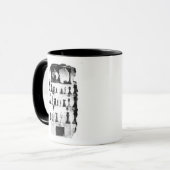 Das Staunton Chessmen-Patent-Zeichnen Tasse (Vorderseite Links)