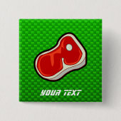 Das Steak des Metzgers; Grün Button (Vorderseite)